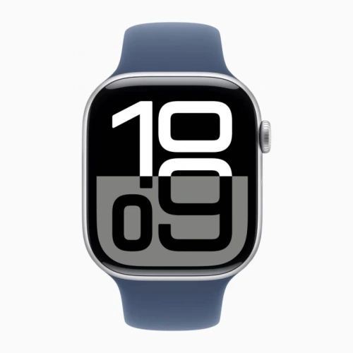 Часы Apple Watch Series 10 46mm Silver Aluminium Case Sport Band S/M