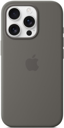 Чехол для iPhone 16 Pro Silicone Case with MagSafe Stone Gray