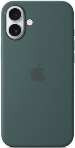 Чехол для iPhone 16 Plus Silicone Case with MagSafe Lake Green