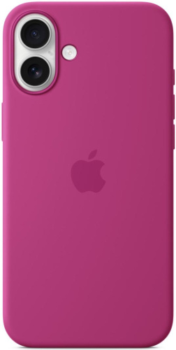 Чехол для iPhone 16 Silicone Case with MagSafe Fuchsia
