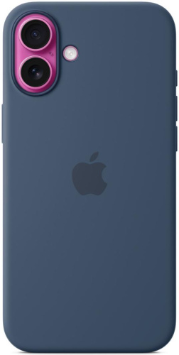 Чехол для iPhone 16 Plus Silicone Case with MagSafe Denim