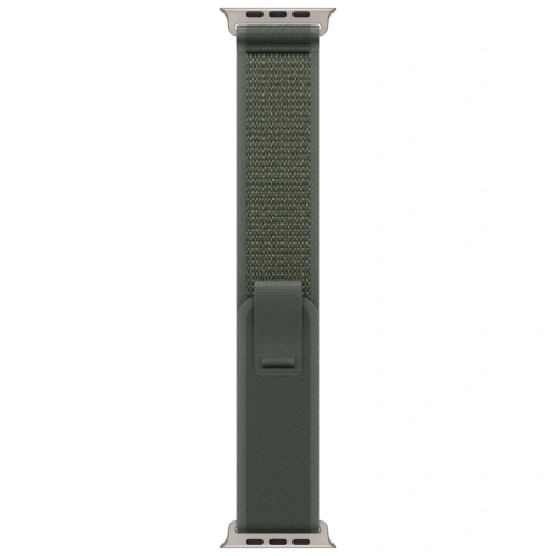 Часы Apple watch Ultra 2 2024 49mm Natural Titanium Case Trail Loop Green M/L